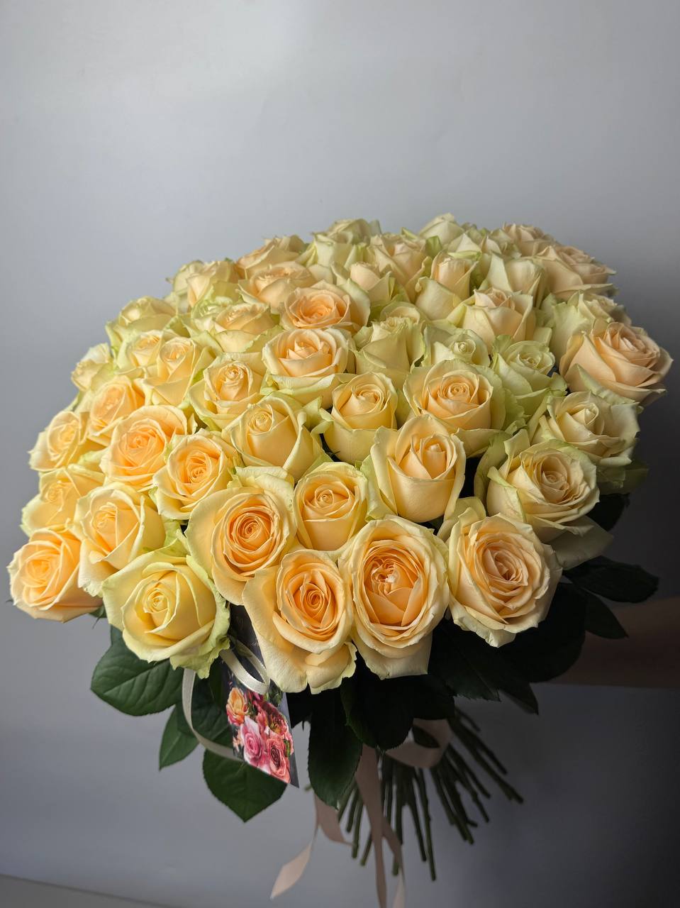 Букет троянд Піч Аваланч 51 шт (70см) image