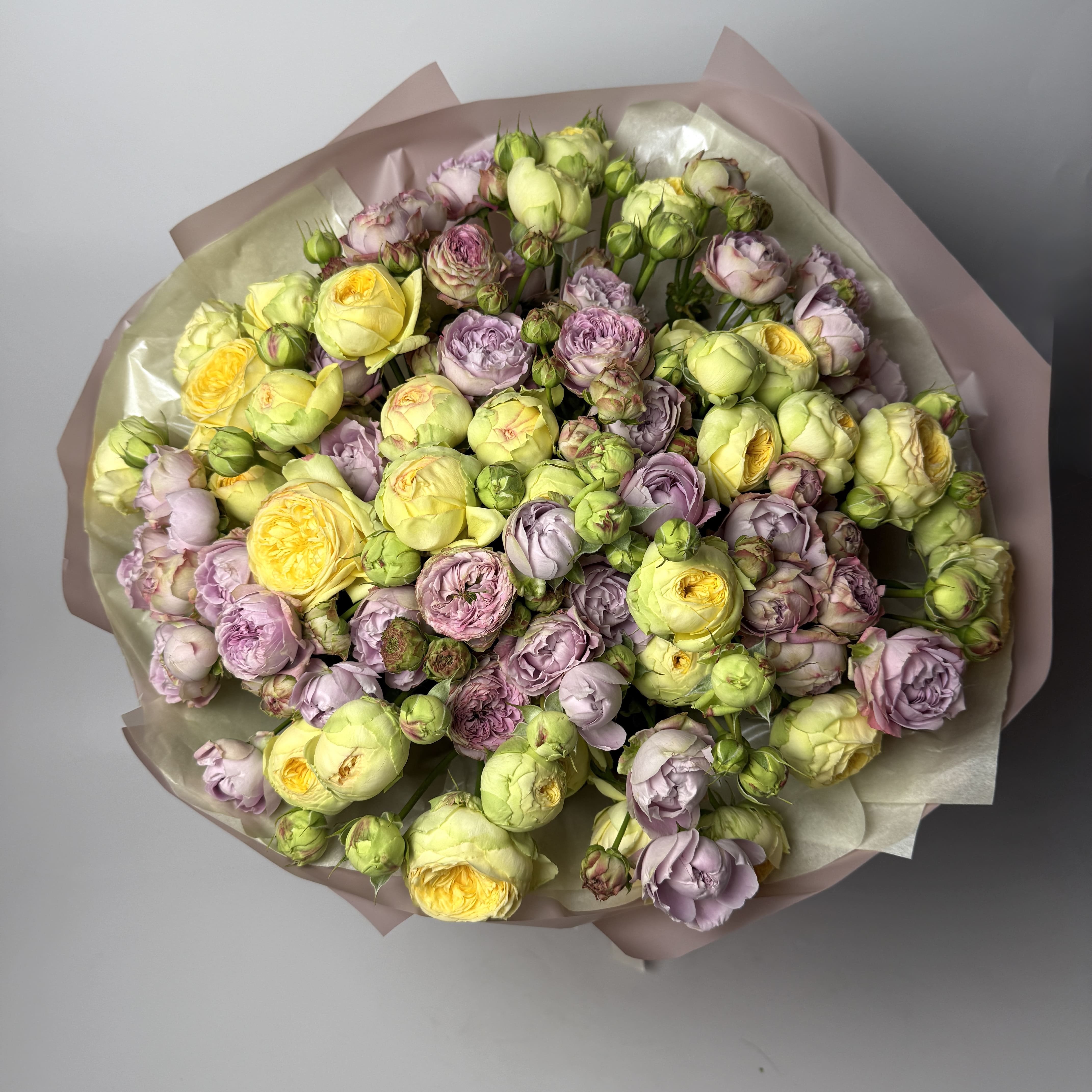 Букет з троянд Блоссом Баблз, Піоні Баблз 15 шт image