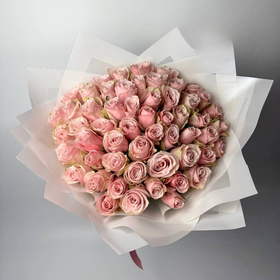 Букет троянд Пінк Атена 51 шт image