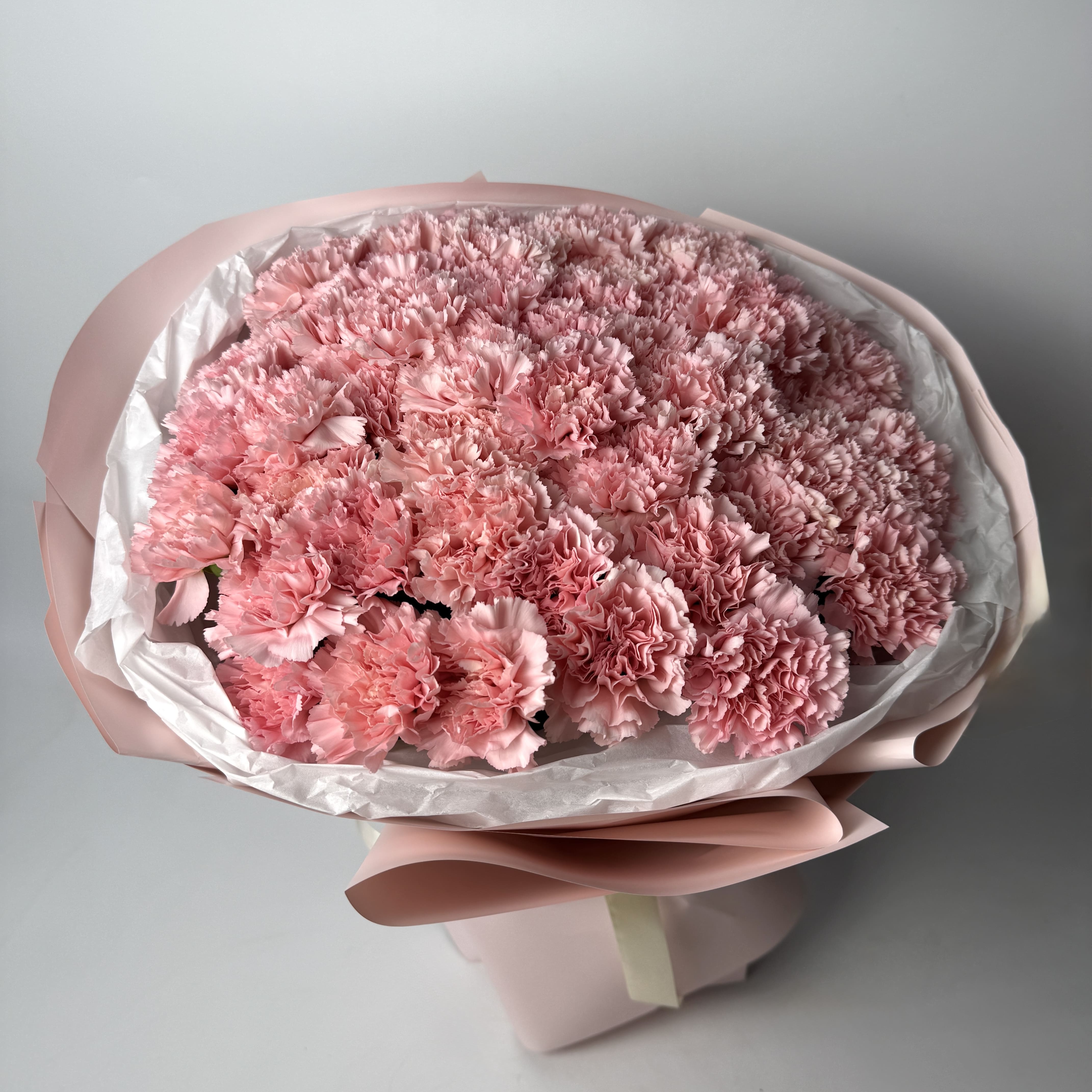 Букет ніжно-рожевих діантусів 47 шт image