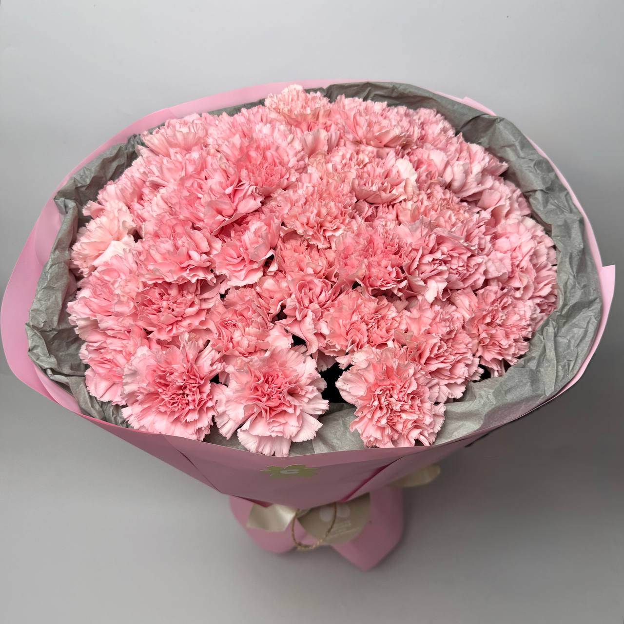 Букет діантусу рожевий 41 шт image