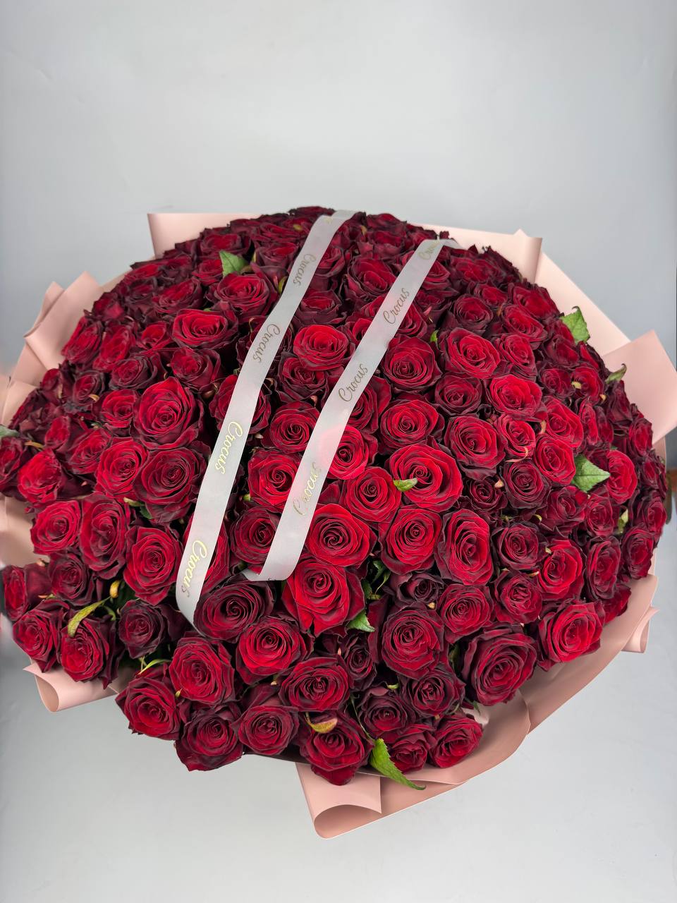 Букет троянд Гран-Прі 151 шт (70см): Троянди (Червоний) - 151.