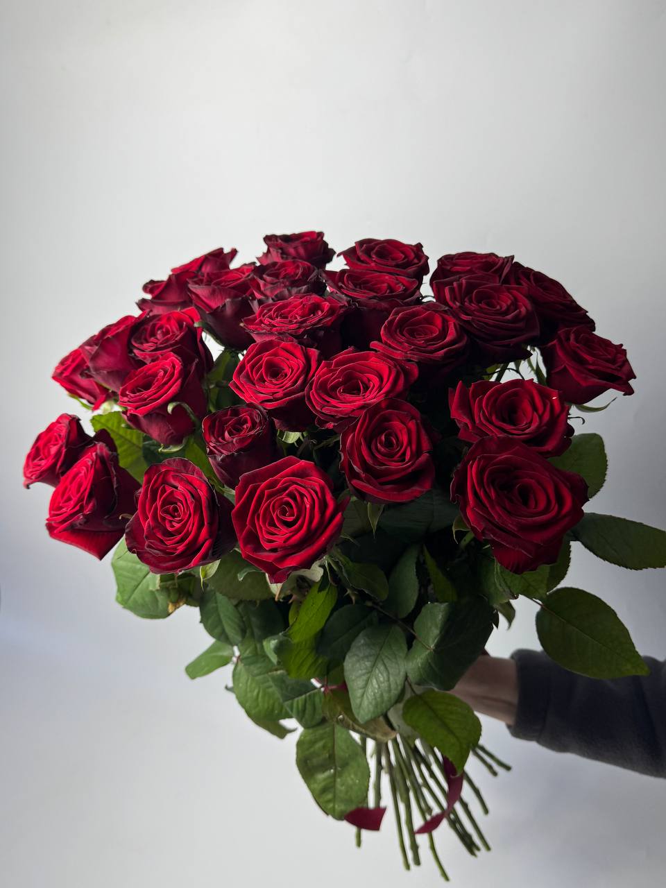 Букет троянд Гран Прі 25 шт (70см): Троянди (Червоний) - 25.