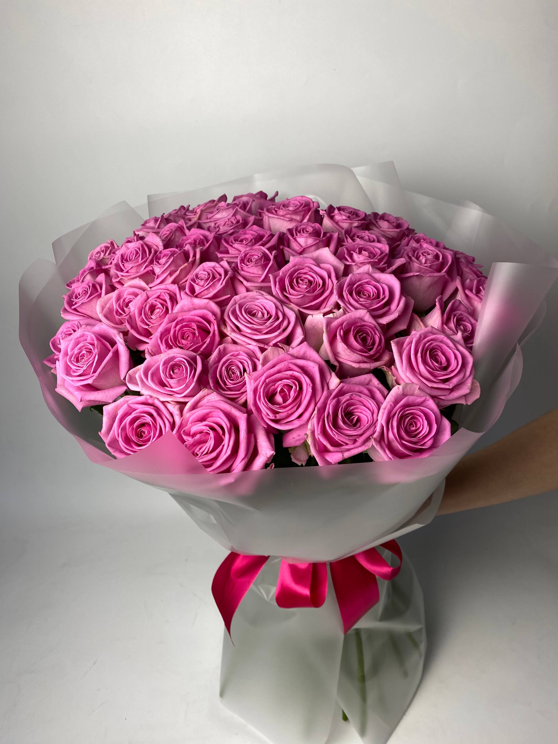 Букет троянд Аква 25 шт (60см) image