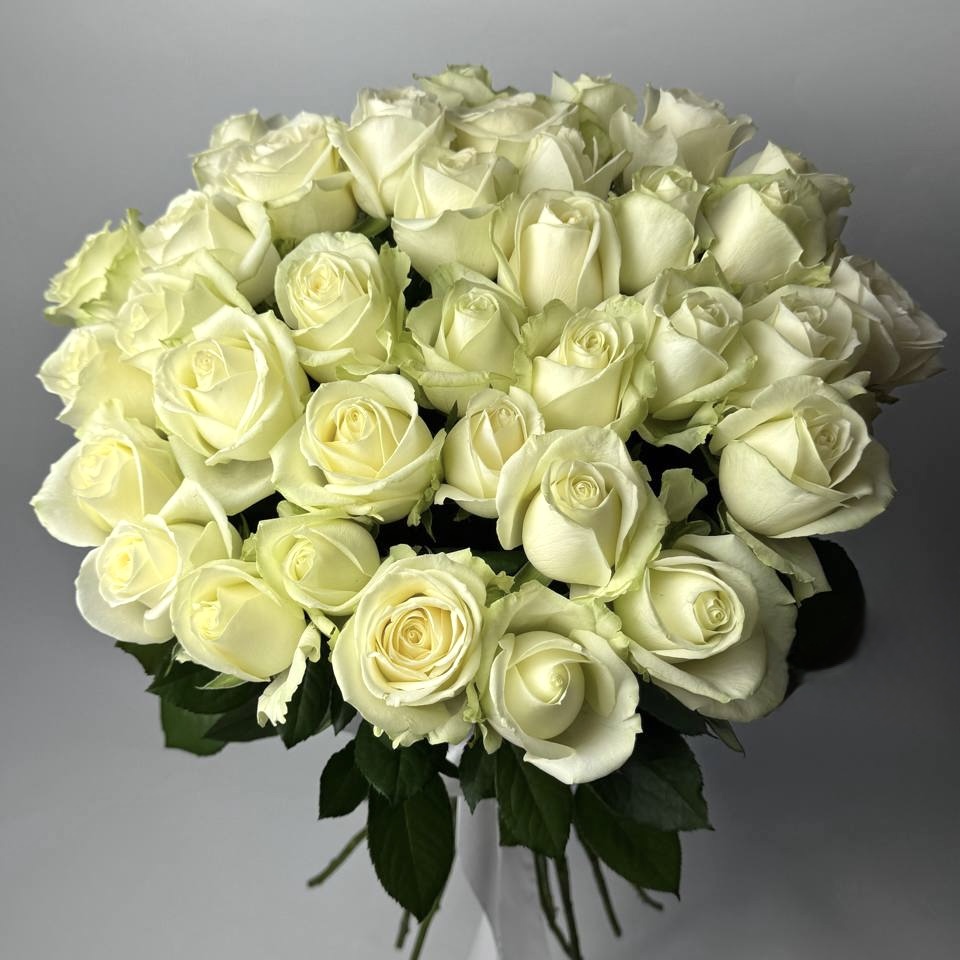 Букет троянд Аваланч 35 шт 70см image